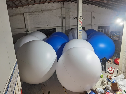 Pallone di pubblicità gonfiabile su misura 1m Dia For Trade Show del PVC di dimensione