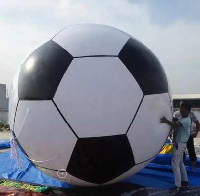 Il calcio modella il pallone gonfiabile di pubblicità gigante dell'elio con stampa completa