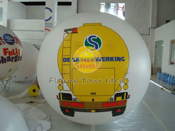 Il grande elio stampato bianco del PVC Balloons con stampa protetta UV per l'evento di apertura