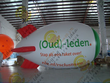 Fireproof Helium Advertising Inflatables Attractive For Public Promotions