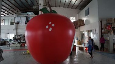 stampa abbinata colore a forma di mela di Pantone dei palloni di altezza di 3.5m grande