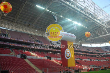 Il cilindro gonfiabile su misura di pubblicità ha stampato i palloni dell'elio per il giorno della celebrazione